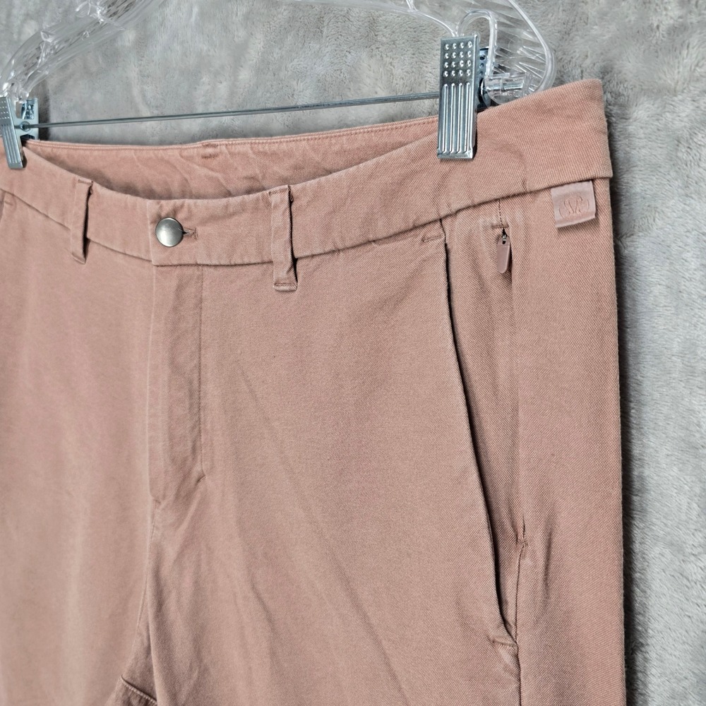 Lululemon Commission Pant Men 36 Clay Tech Canvas Slim Straight LM5ACNS Gorpcore - Picture 9 of 10